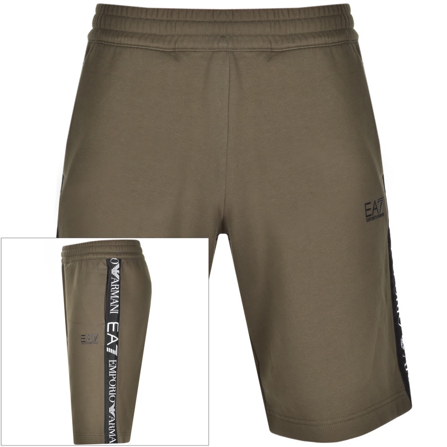 Alternative Image for ProductEA7 Emporio Armani Logo Sweat Shorts Green1